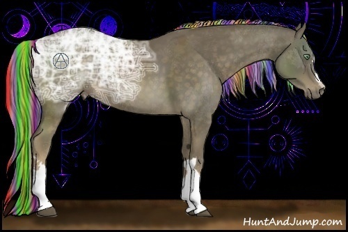 Horse Color:Painted Chocolate Palomino Ice 