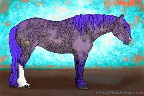 Horse Color:Watercolor Bay Ice Dun