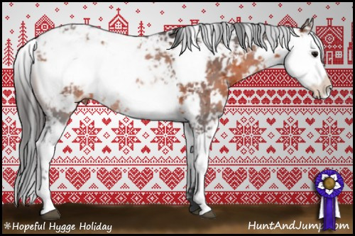 Horse Color:Brown Sabino Rabicano 