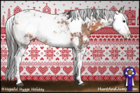 Horse Color:Brown Sabino Rabicano 