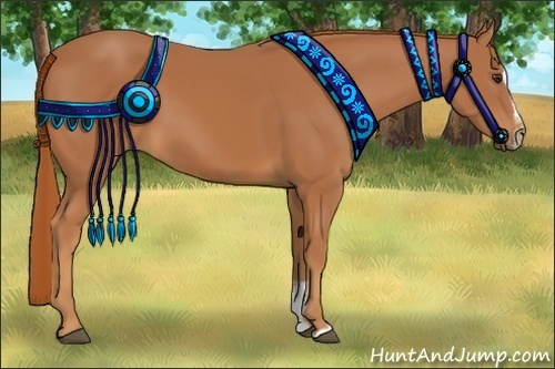 Horse Color:Chestnut Sabino