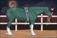 Horse Color:Watercolor Liver Chestnut 