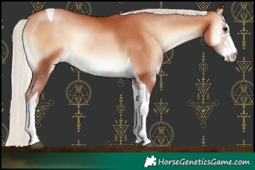 Horse Color:Chocolate Silver Brown Pearl Onyx Sabino Tobiano