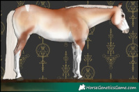 Horse Color:Chocolate Silver Brown Pearl Onyx Sabino Tobiano