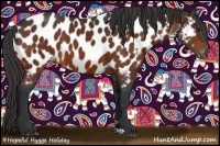 Horse Color:Bay Near Leopard 