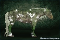 Horse Color:Watercolor White Spotted Silver Brown Ice Dun Sabino 