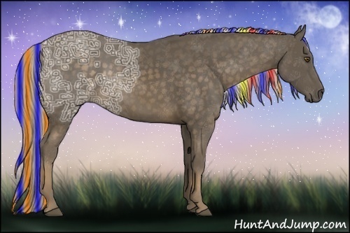 Horse Color:Painted Chocolate Palomino Ice 