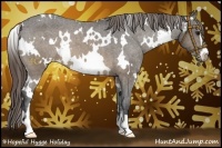 Horse Color:White Spotted Buckskin Sabino Varnish