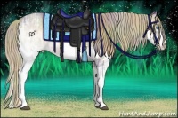Horse Color:Nacre Liver Red Onyx Ice Roan Splash