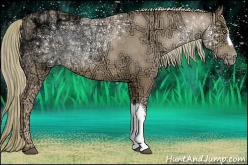 Horse Color:Liver Chestnut Ice Pearl 