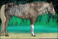 Horse Color:Liver Chestnut Ice Pearl 