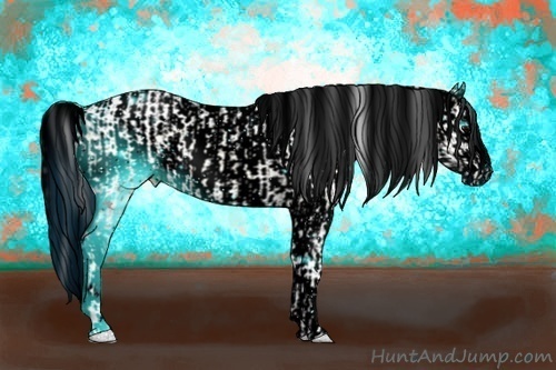 Horse Color:Brown Onyx Sabino Tobiano Snowflake Varnish and ERROR: UNKNOWN ANOMALY