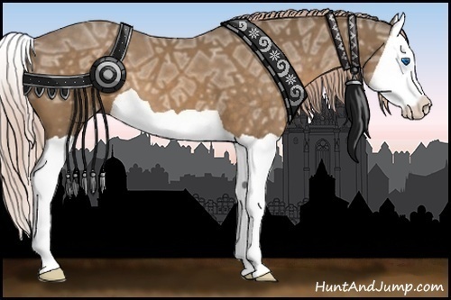 Horse Color:Chocolate Palomino Ice Splash 