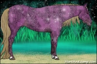 Horse Color:Watercolor Liver Chestnut Ice 