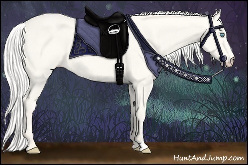 Horse Color:Silver Perlino