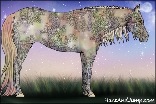 Horse Color:Nacre Gold Cream Champagne Ice Onyx 