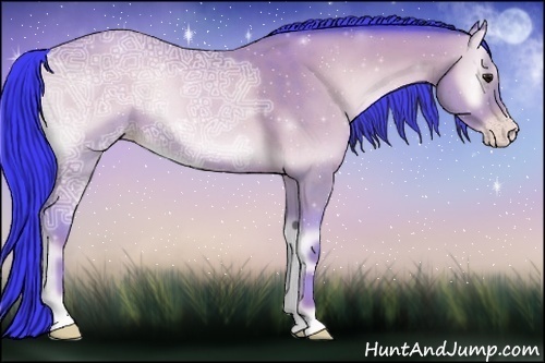 Horse Color:Watercolor Classic Champagne Ice Onyx 