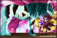 Horse Color:Thunderstruck White Spotted Gold Cream Champagne Appaloosa Rabicano 