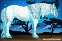 Horse Color:Gray Thunderstruck Classic Champagne Dun Tobiano 