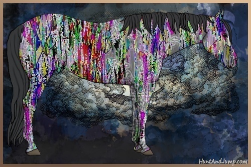 Horse Color:Blue Ice Roan 