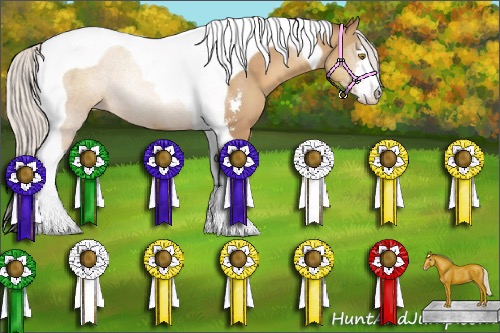Horse Color:Silver Sable Champagne Sabino Tobiano 