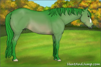 Horse Color:Gray Watercolor Brown 