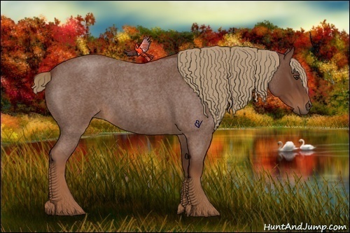 Horse Color:Red Roan