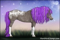 Horse Color:Painted Silver Black Ice 