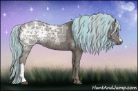 Horse Color:Painted Silver Black Ice