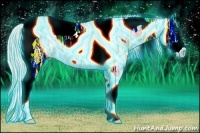 Horse Color:Thunderstruck Silver Buckskin Ice Splash Tobiano 