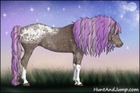 Horse Color:Painted Silver Black Ice 