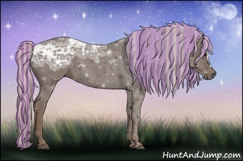 Horse Color:Painted Silver Black Ice 