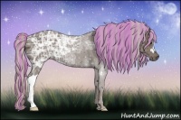 Horse Color:Painted Silver Black Ice 