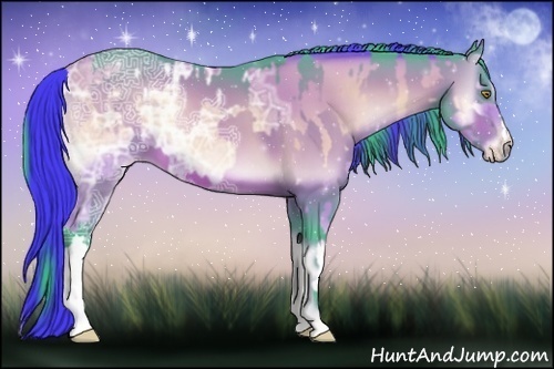 Horse Color:Watercolor Amber Champagne Ice Onyx  and Watercolor Bay Ice Onyx 