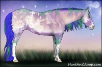 Horse Color:Watercolor Amber Champagne Ice Onyx  and Watercolor Bay Ice Onyx 