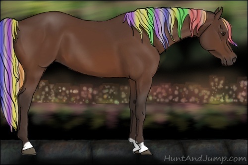 Horse Color:Painted Silver Bay 