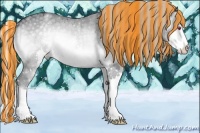 Horse Color:Painted Silver Blue Onyx Chinchilla Sabino Splash Rabicano 