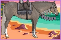 Horse Color:Silver Smoky Black 