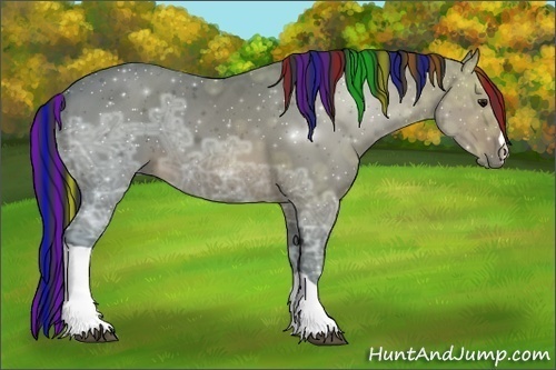 Horse Color:Painted Buckskin Ice 