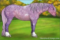 Horse Color:Watercolor Silver Black Ice