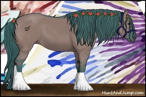 Horse Color:Watercolor Grullo 