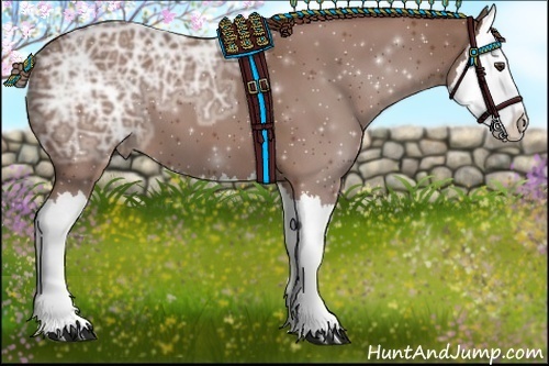 Horse Color:Chestnut Ice Splash 