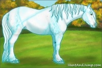 Horse Color:Thunderstruck Silver Sable Champagne Tobiano Snowcap 