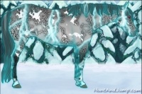 Horse Color:Thunderstruck White Spotted Brown Chinchilla Ice 