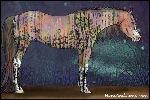 Horse Color:ERROR: UNKNOWN ANOMALY and Nacre Amber Champagne