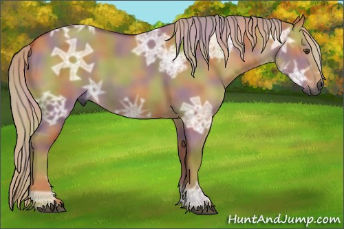 Horse Color:Gray Nacre Palomino Ice Dun 