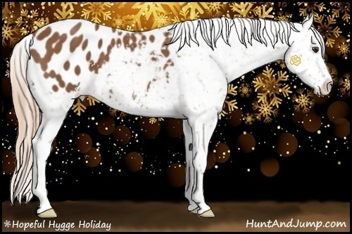 Horse Color:Chestnut Sabino Snowflake Varnish 
