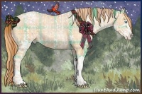 Horse Color:Plaid Buckskin Ice Roan Pearl and Plaid Buckskin Ice Pearl Splash Tobiano