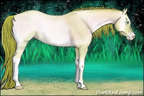 Horse Color:Watercolor Buckskin Ice Pearl Onyx 