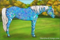 Horse Color:Palomino Dun Tobiano